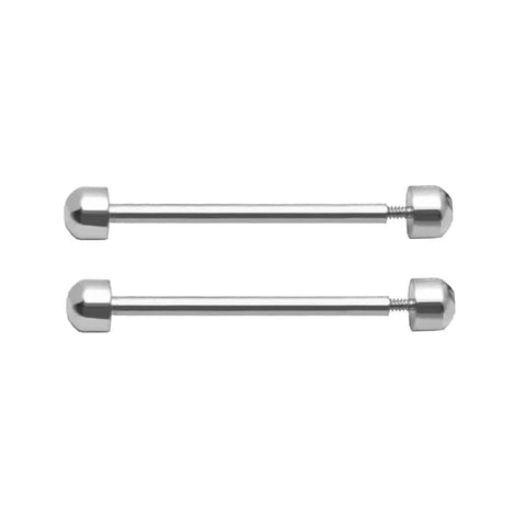 Two Pack Watch Strap Screw Tube Rods Friction Pin Clasp Kit For Wristwatch Repair, stainless steel tubes