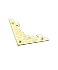 200 Piece Iron Corner Brackets And Foot Pads Set For Wooden Boxes And Chests, Vintage Antique Style, Rust Resistant, Yellow 40mm bracket