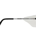Top Shelf Aviator Safety Glasses Metal Frame ANSI Z87 DOT Approved For Motorcycles with photochromic lens side view.