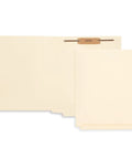 End Tab File Folders With Bonded Fasteners, Open Shelf Filing, Letter Size Manila, 50 Count, Easy Label Viewing, Office Organization