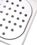 Heavy Duty 304 Stainless Steel Glass Rinser And Pitcher Washer zero sweat drain tray with perforated design.