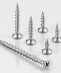 ✝️ Wensilon (420 pcs)#6X3/4 410 Stainless Steel Fastener Drywall Screws-Phillips with coarse Threaded tip, Black, displayed on white.