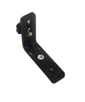 L Shape Magnetic Bracket Leveling Adapter Five Eighths Inch Universal Magnetic Mount for Laser Levels in black plastic