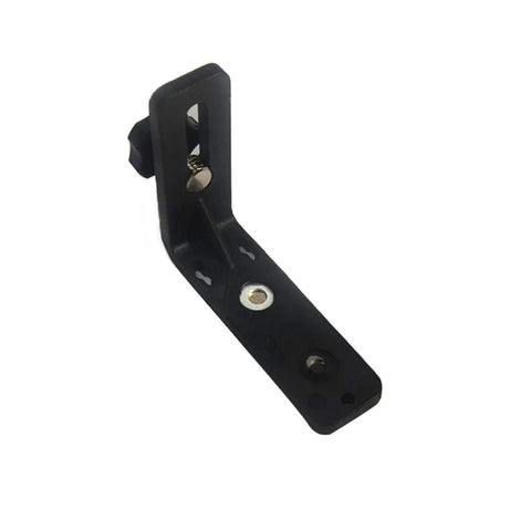 L Shape Magnetic Bracket Leveling Adapter Five Eighths Inch Universal Magnetic Mount for Laser Levels in black plastic
