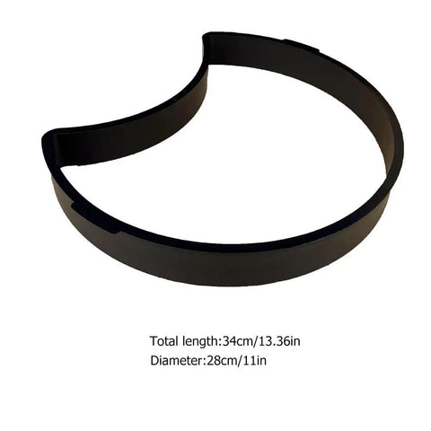 Crescent Moon Patio Molds Set For DIY Walkways, ABS plastic crescent shape mold for concrete stepping stones, 34cm length
