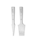 Leather Chisel And Pricking Iron Set Pro Grade Die Steel Puncher For French Style Stitching polished tools close-up