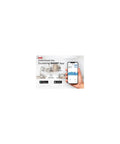 Smartphone displaying the Ecotemp SMART app for Rock Solid Outdoor Natural Gas Tankless Water Heater With Smart Voice Control.