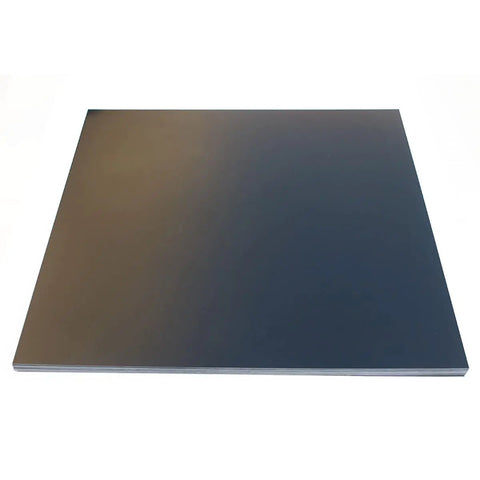 5052 Aluminum Sheet Black Anodized Flat Metal Plate 300x300mm Lightweight Durable For DIY Projects Crafting And Fabrication 1.5mm Thick