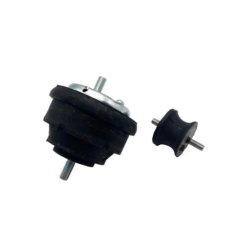 Left And Right Engine Motor Mounts With Two Transmission Mounts For Bmw E36 E46 E85 Models showing rubber mounts with metal components.