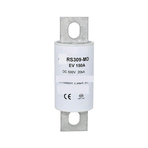 Badass Electric Vehicle Thermal Cutoff Fuse Rated 150A To 450A With DC500V Support And 20KA Fault Rating. Heavy-duty 150A fuse.