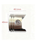 40mm Cylinder Kit Fit For 1E40F5 40F5 2 Stroke Trimmer Auger Piston Ring Bearing Gasket Roller Assembly Replacement For DIY Lawn Pros High Quality Replacement Parts For Durable Outdoor Use, 40mm piston side view