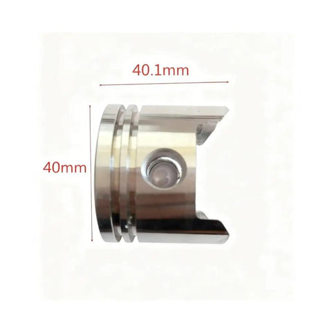 40mm Cylinder Kit Fit For 1E40F5 40F5 2 Stroke Trimmer Auger Piston Ring Bearing Gasket Roller Assembly Replacement For DIY Lawn Pros High Quality Replacement Parts For Durable Outdoor Use, 40mm piston side view