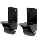 Heavy Duty Universal Luggage Caster Wheels Silent Swivel Suitcase Replacement Casters with black plastic brackets
