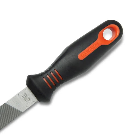 Ergonomic 9 Piece File Set With 6 Inch 8 Inch 10 Inch And 12 Inch Bastard And Tapered Files Multicolor Handles Pro Grade