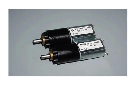Badass 20mm Dc Micro Motor With 130 1 Planetary Gearbox And Knockout Slow Speed Control Perfect For Diy Robot Car Projects featuring two compact motors.