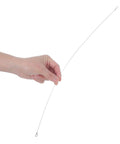 Get Your Sealer Back In Action With This Top Notch Heat Sealer Element Replacement Strip, shown in hand, silver nichrome wire.