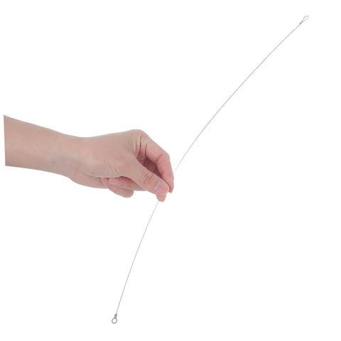 Get Your Sealer Back In Action With This Top Notch Heat Sealer Element Replacement Strip, shown in hand, silver nichrome wire.