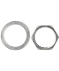 Slick Brass Hex Nuts And Washers Kit Compatible With F81 Barrel Connectors showing a flat washer and hex nut in metallic finish.