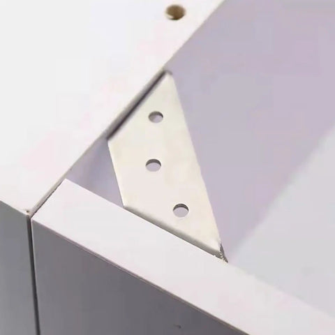 Heavy Duty Stainless Steel Angle Bracket Set Of 20 Corner Braces Tarnish And Rust Resistant Silver Shelf And Furniture Support Brackets