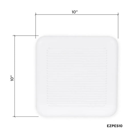 No Sweat Easy Patch Wall Repair Access Panel 10 inch white adhesive panel for drywall hole repair and access.
