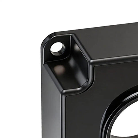 Hall Effect Current Sensor Module 100A 300A 500A For Industrial Power Systems With Low Heat, Anti Interference Design, Compact Metal Housing, Heavy Duty, High Precision Current Measurement Transducer, black metal corner view