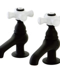 Restoration Basin Tap Faucet In Oil Rubbed Bronze With Brass Construction Ceramic Disc Cartridge Quarter Turn Valve