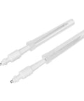 Embroidery Patterns Punch Needle Kit With Magic Pen And Plastic Needles All In One Sewing Tool close-up of plastic embroidery needles