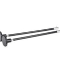 Equatorial Mount Trimmer Rod Replacement For 80DX EQ1 EQ2 Telescopes Anti Slip Aluminum Alloy Slow Motion Lever With Safety Lock Pro Grade Fine Adjustment Knob For Precise Astronomy Tuning And Smooth Tracking, black lever rod pair
