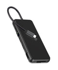 GoTo Usb C Laptop Docking Station Providing Zero Drama Setup With Gigabit Ethernet Vga Output And Sweet Superfast Data Ports Pd Charging Up To Eighty Seven Watts Badass Cold Aluminum Build For Daily Hustle showing USB-C connection and ports.