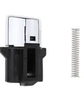 Fix Your Shifty Ride With This Premium Automatic Gear Shift Knob Button Repair Kit For Honda Accord Perfect Fit For Broken Buttons Includes Spring And All Necessary Parts To Restore Smooth Shifting Today chrome and black shift knob repair kit with spring