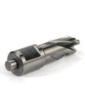 Oscarbide 5/8 in annular cutter, 1 in depth of cut, 3/4 in Weldon shank, angled side view for magnetic drill press