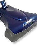Air-Driven Central Vacuum Power Brush in Sapphire Blue for Quiet Deep Cleaning, Run-Silent Bearings, Multi-Port Base Plate, Belt Soft Wrap