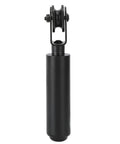 Vintage Style Hanging Light Pulley Kit For Pendant Lamps, black cast iron, single unit, wall or ceiling mount.