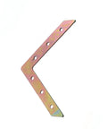 Single L Shaped Corner Bracket from 5 Pack for Furniture and Cabinets, Right Angle Braces, Galvanized Iron Reinforcement Hardware