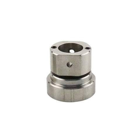 Stainless steel damping hinge rocker arm joint bracket, front view