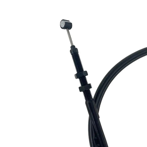 Close-up of 125cm Motorcycle Clutch Cable Kit For S1000R 2013 2016 And Universal Fit, showing durable steel construction.
