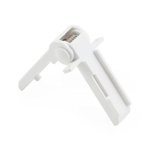 Rugged RV Fridge Freezer Compartment Hinge Replacement for Dometic Fridge White Durable Motorhome Caravan Refrigerator Hinge Part