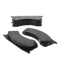 Meritor Genuine hydraulic disc brake pad set, 2 pads with backing plates, front view