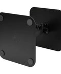 Desktop Freestanding Speaker Stands Pair With Cable Management, Adjustable Height And Tilt, 9.1 by 9.1 Inch Platform