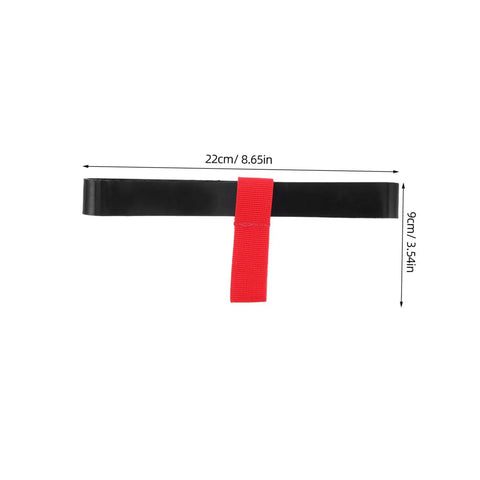 Scuba Tank Strap Holder With Quick Release For Easy Attachment And Transport, Red Dive Gear Accessory For All Divers, side view