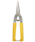 All In One Stainless Steel Sheet Metal Snips Pro Grade For Cutting Thin Metal Leather PVC Wire And More With Yellow Handles