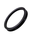 Top Shelf 10 Piece NBR Rotary Shaft Seal Kit, Built Like A Tank V Shape O Ring Cuff Gasket For Industrial Gear, No Fuss Oil Resistant Hydraulic Rod Protector 630mm Inside Diameter black V-shape cuff