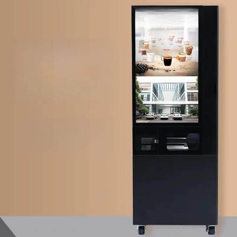 High Capacity Self Serve Coffee Vending Machine, Automatic Commercial Dispenser With Round The Clock Freshly Ground Coffee
