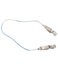 Stainless Steel Fencing Wire Clamp Head Clip For Saber And Foil, showing heavy-duty conductive wire clips for training and competitions.