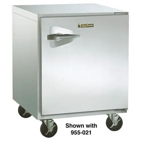 Real Solid Undercounter Freezer Single Door Build Measuring Twenty Seven Inch Wide Delivering Seven Point One Cubic Feet Of Deep Freeze Storage on wheels.