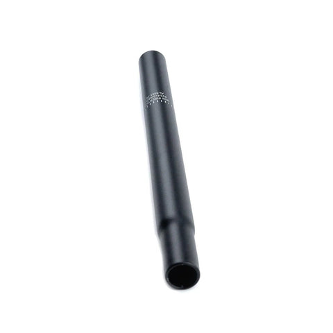 1 Inch Aluminum Bike Seat Post 300mm Length for Road and Mountain Bikes, black alloy, rust resistant, side view