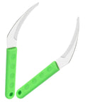 Go-To 4 Pack Stainless Steel Weeding Sickle Set For Easy Grass Cutting Harvesting And Weeding In Gardens And Farms Durable Manual Garden Tools