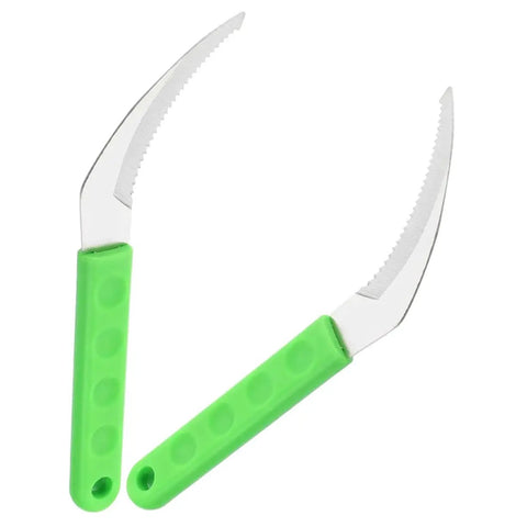 Go-To 4 Pack Stainless Steel Weeding Sickle Set For Easy Grass Cutting Harvesting And Weeding In Gardens And Farms Durable Manual Garden Tools