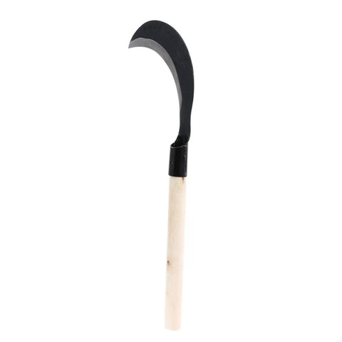 Long Handle Manganese Steel Hand Scythe For Weeding And Gardening With A Comfy Grip Balanced For One Hand Use