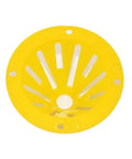 One Way Beehive Entrance Gate Cone Tool Set For Beekeeping Yellow plastic cone top view